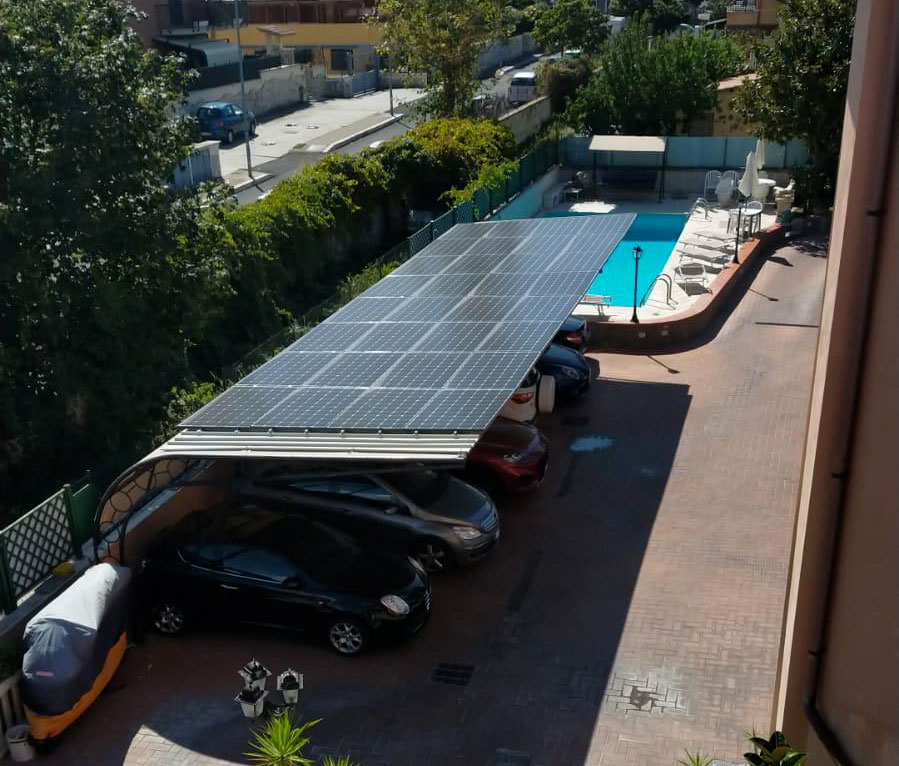 Impianto fotovoltaico Equadro Roma